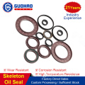 different types rubber skeleton oil seal